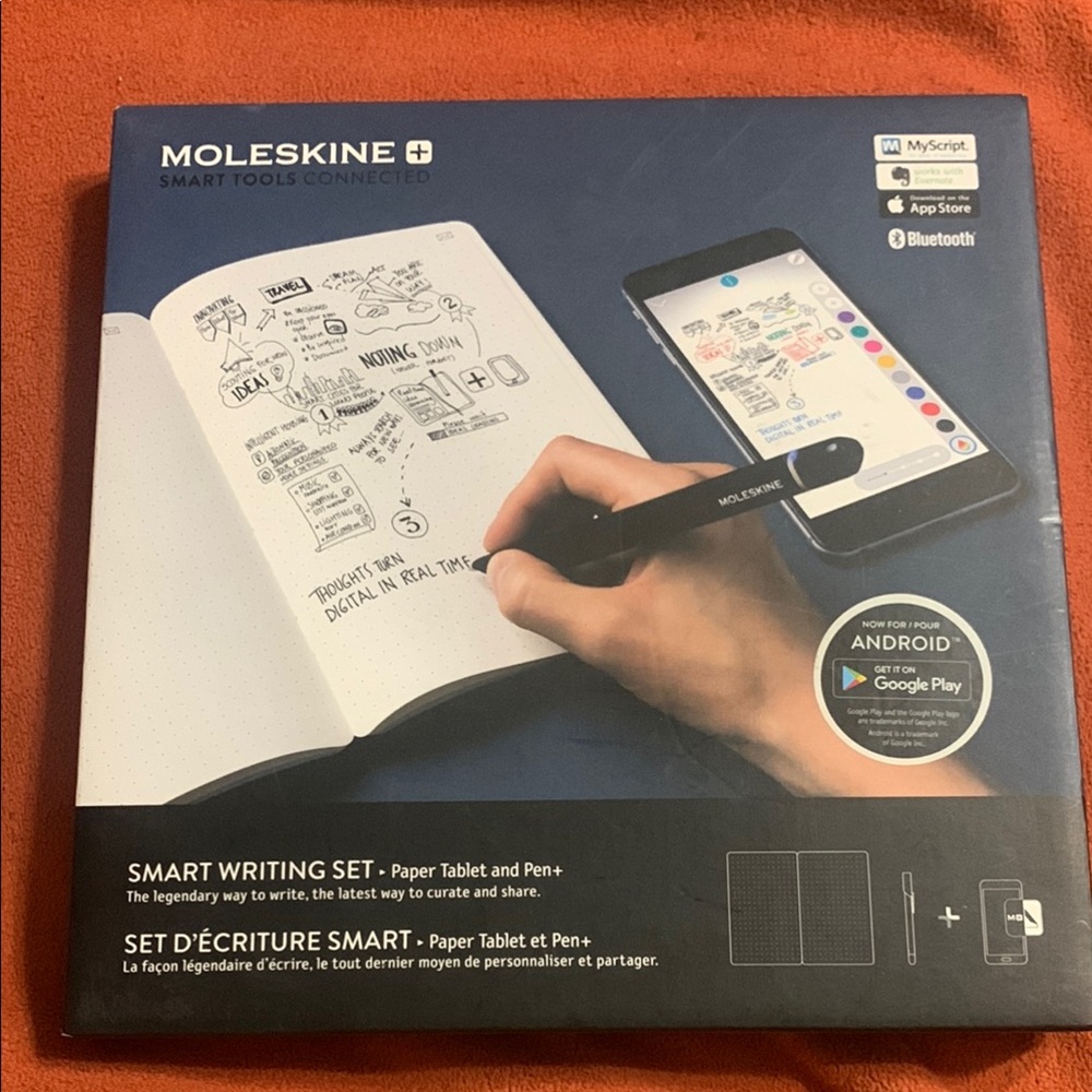 Moleskine + Smart Writing Set Paper tablet & Pen + Brand New unopened